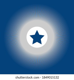 Decorative round plate with star elements. Vector illustration. Home decor, interior design. Tiles and background vecto.    plates for interior design