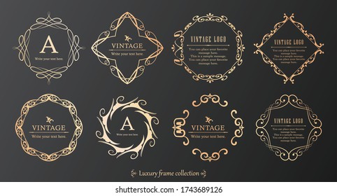 
Decorative rules for design, easy-to-use title design. Set of headings and labels