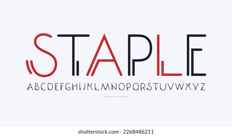 Decorative sans serif font with rounded corners. Letters and numbers for emblem and logo design