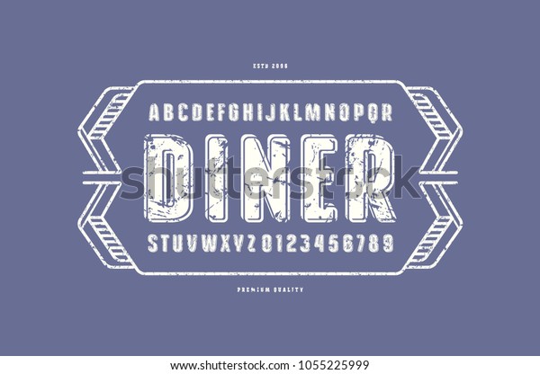 Download Decorative Sans Serif Font Rounded Corners Stock Vector Royalty Free 1055225999 SVG Cut Files