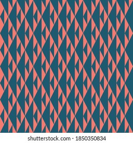Dekoratives skandinavisches geometrisches modernes Muster für den Hintergrund, Fliesen, Textilien, Socken. Es wird aus modularen Teilen zusammengebaut. Vektorgrafik. Nahtlos.