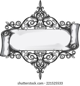 Decorative scroll