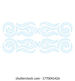 Decorative sea element. Vector illustration