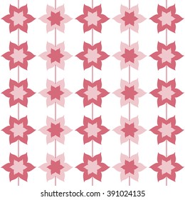 Decorative seamless background with abstract flowers