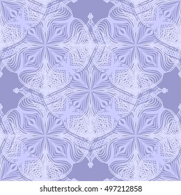 Decorative seamless background with abstract lacy ornament