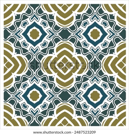 Decorative seamless background abstract plant pattern design. creatively crafted with aim of beaty and elegancy