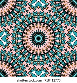 decorative seamless background with floral theme. vector illustration