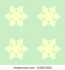 Decorative seamless background - grunge brush painted snowflakes. Simple christmas festive pattern. EPS10 vector illustration.