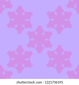 Decorative seamless background - snowflakes. Simple christmas festive pattern. EPS10 vector illustration.