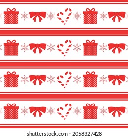 decorative seamless christmas pattern illustration