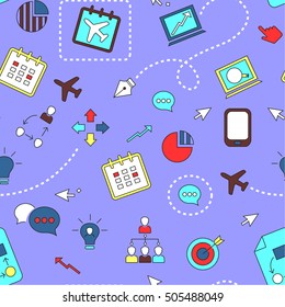 decorative seamless colorful pattern
