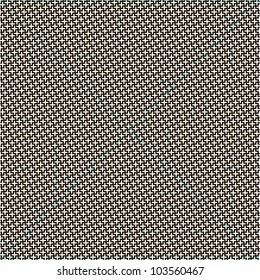 Decorative seamless design consists of crosses