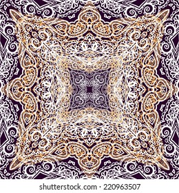 Decorative seamless ethnic pattern