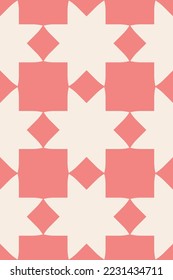 Decorative Seamless Geometric Pattern Colorful
