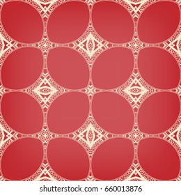 Decorative seamless geometric pattern. Hand drawn seamless graphic background. Stylish endless openwork texture. Tribal ethnic arabic, indian, turkish ornament. Bandanna shawl, scarf fabric print