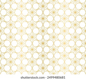 Decorative seamless geometric pattern in Japanese style, design template, textile, fabric ,wrapping paper, laser cutting, and engraving