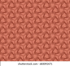 decorative seamless geometric pattern. modern design. vector illustration. brown color
