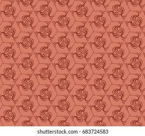 decorative seamless geometric pattern. modern design. vector illustration. brown color