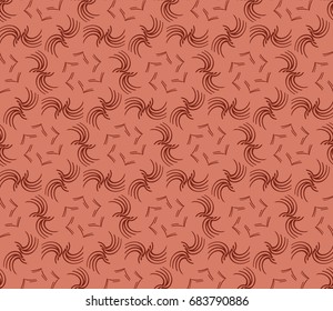decorative seamless geometric pattern. modern design. vector illustration. brown color