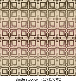 Decorative seamless geometric pattern with mojdern ornament. Vector decoration for fashion print, interior, design.