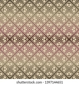 Decorative seamless geometric pattern with mojdern ornament. Vector decoration for fashion print, interior, design.