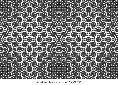 Decorative Seamless geometric pattern. Simple print. Vector illustration. Texture for design wrapping, invitation, cards
