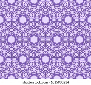 Decorative seamless geometric pattern. Vector illustration.
