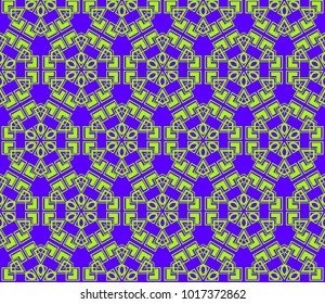 Decorative seamless geometric pattern. Vector illustration.