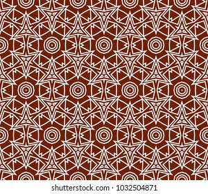Decorative seamless geometric pattern. Vector illustration.
