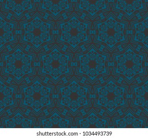 Decorative seamless geometric pattern. Vector illustration.