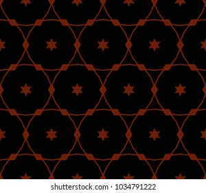 Decorative seamless geometric pattern. Vector illustration.