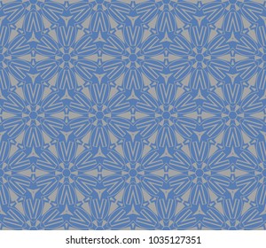 Decorative seamless geometric pattern. Vector illustration.