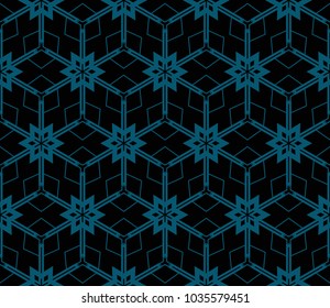 Decorative seamless geometric pattern. Vector illustration.