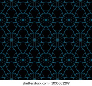 Decorative seamless geometric pattern. Vector illustration.