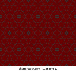 Decorative seamless geometric pattern. Vector illustration.