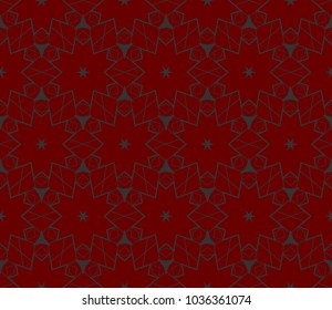 Decorative seamless geometric pattern. Vector illustration.