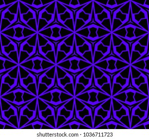 Decorative seamless geometric pattern. Vector illustration.