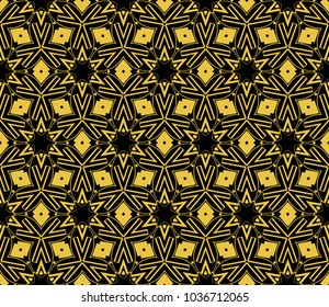 Decorative seamless geometric pattern. Vector illustration.