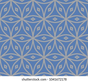 Decorative seamless geometric pattern. Vector illustration.