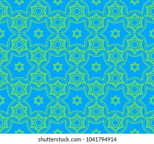 Decorative seamless geometric pattern. Vector illustration.