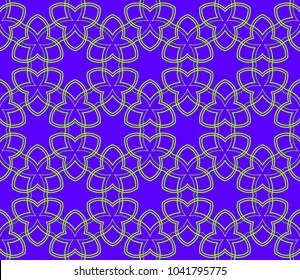 Decorative seamless geometric pattern. Vector illustration.