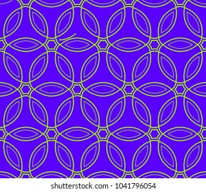 Decorative seamless geometric pattern. Vector illustration.