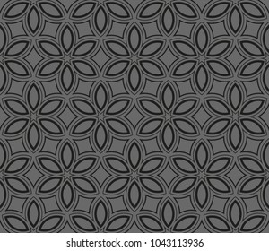 Decorative seamless geometric pattern. Vector illustration.