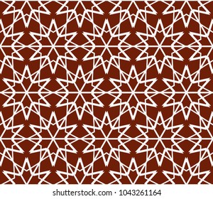 Decorative seamless geometric pattern. Vector illustration.