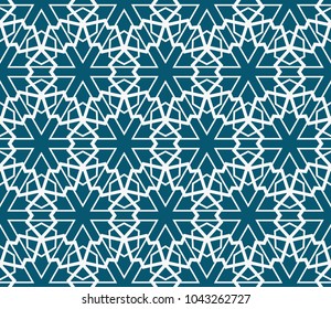 Decorative seamless geometric pattern. Vector illustration.