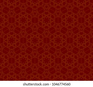 Decorative seamless geometric pattern. Vector illustration.