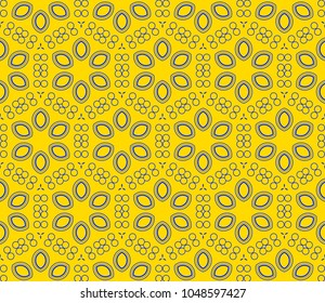 Decorative seamless geometric pattern. Vector illustration.