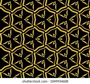 Decorative seamless geometric pattern. Vector illustration.