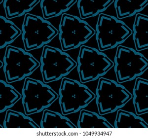 Decorative seamless geometric pattern. Vector illustration.