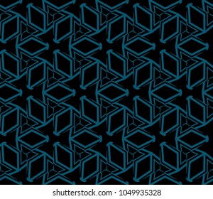 Decorative seamless geometric pattern. Vector illustration.